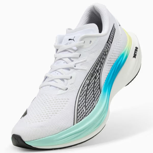 Puma Men's Deviate NITRO 3 - Puma White/Mint Melt