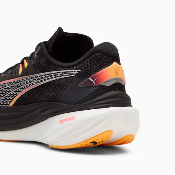 Puma Women's Deviate NITRO 3 - Puma Black/Sunset Glow/Sun Stream