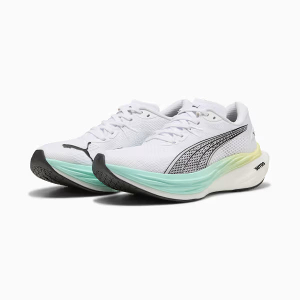 Puma Women's Deviate NITRO 3 - Puma White/Mint Melt