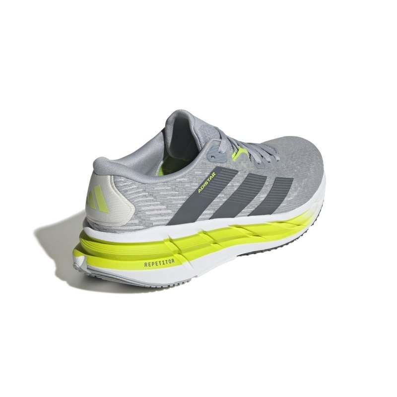 adidas Men's Adistar 4 - Halo Silver/Onix/Solar Slime