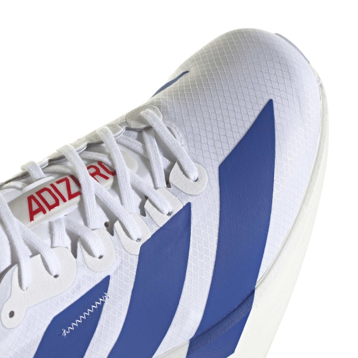 adidas Men's Adizero Adios Pro 4 Running Shoes - Cloud White/Royal Blue/Pure Ruby