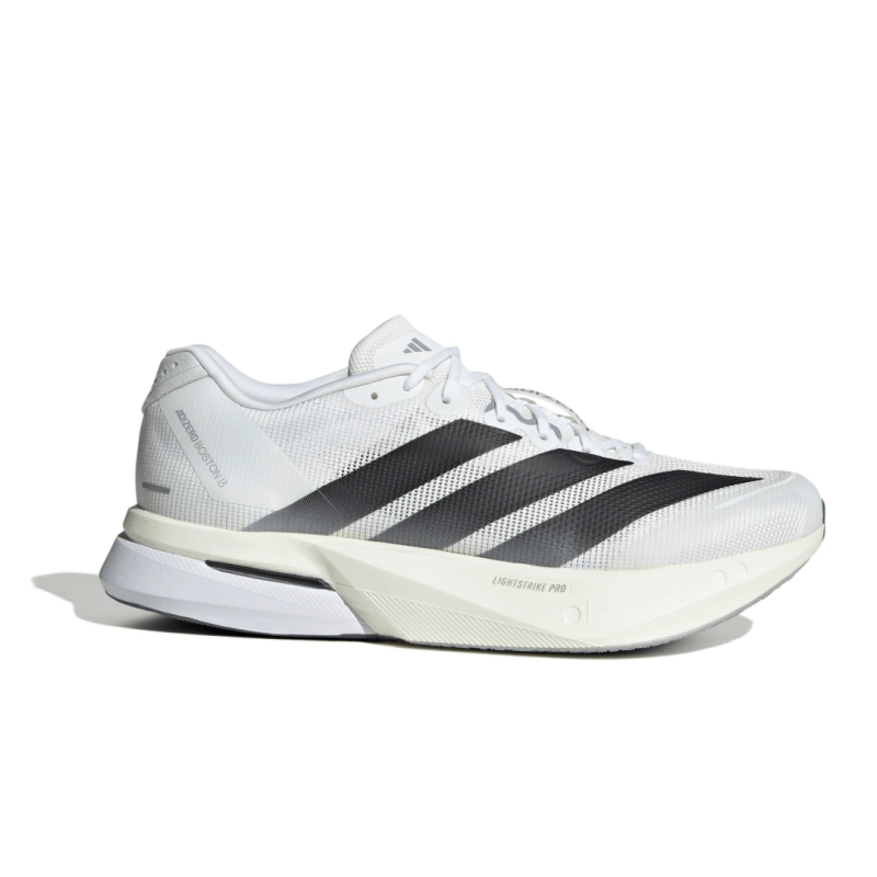 adidas Men's Adizero Boston 13 - Cloud White/Core Black/Dash Grey