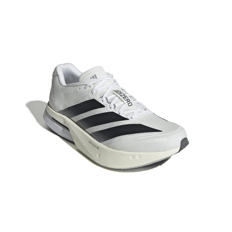 adidas Men's Adizero Boston 13 - Cloud White/Core Black/Dash Grey