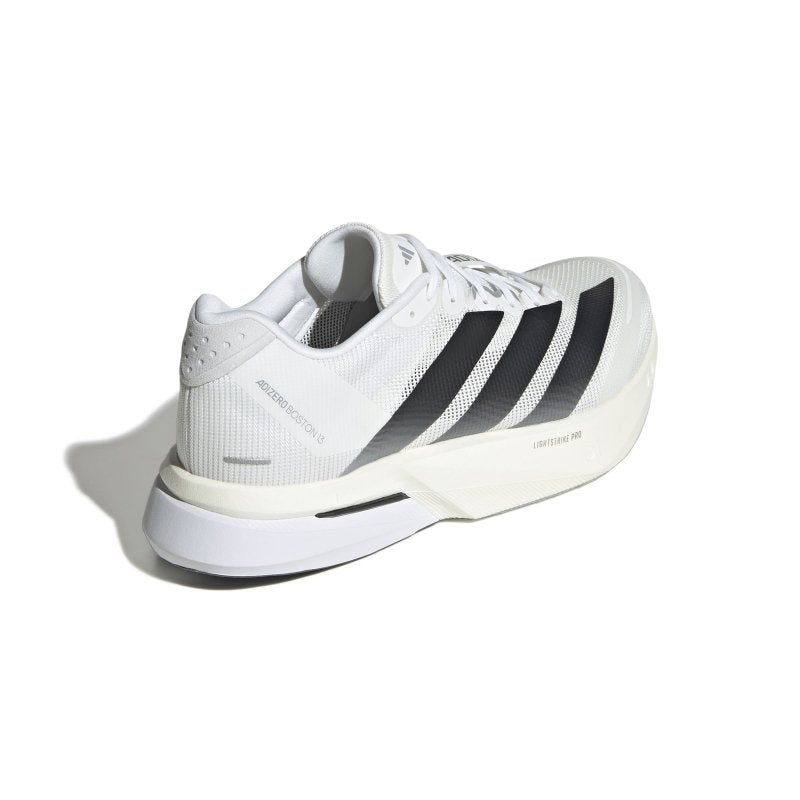 adidas Men's Adizero Boston 13 - Cloud White/Core Black/Dash Grey
