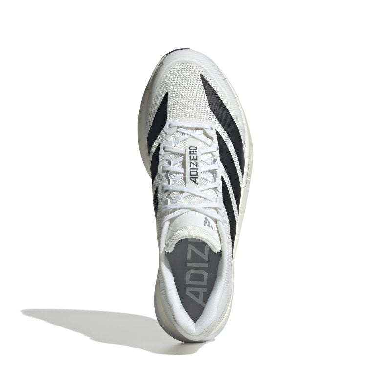 adidas Men's Adizero Boston 13 - Cloud White/Core Black/Dash Grey