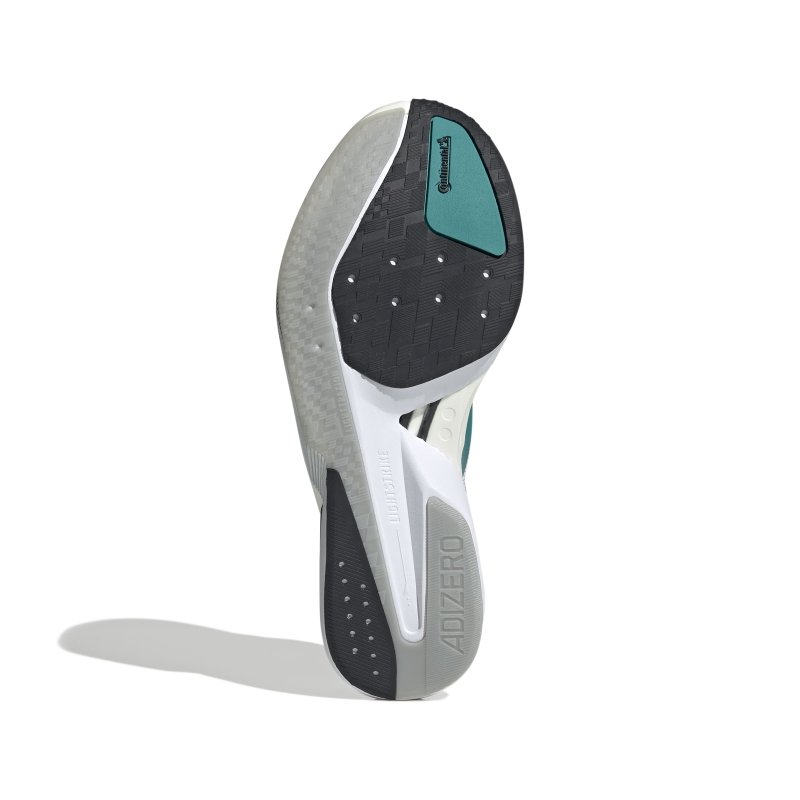 adidas Men's Adizero Boston 13 - Cloud White/Pure Teal/Grey