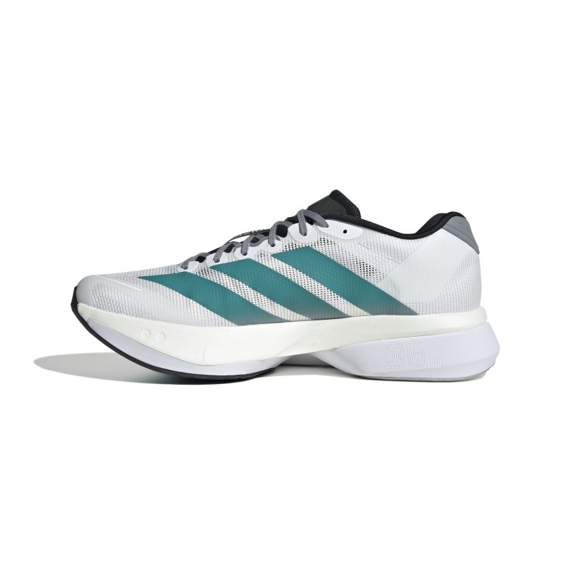 adidas Men's Adizero Boston 13 - Cloud White/Pure Teal/Grey