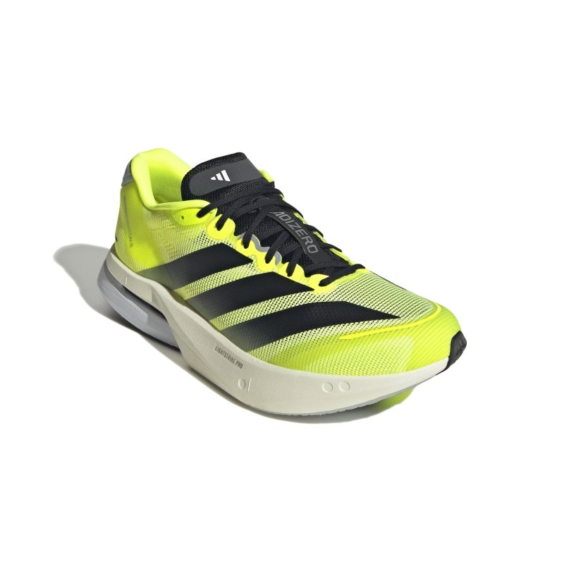 adidas Men's Adizero Boston 13 - Lucid Lemon/Core Black/Halo Silver