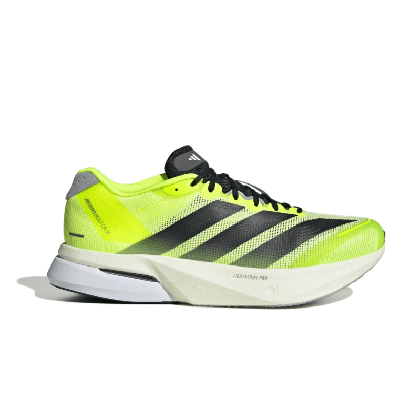adidas Men's Adizero Boston 13 - Lucid Lemon/Core Black/Halo Silver