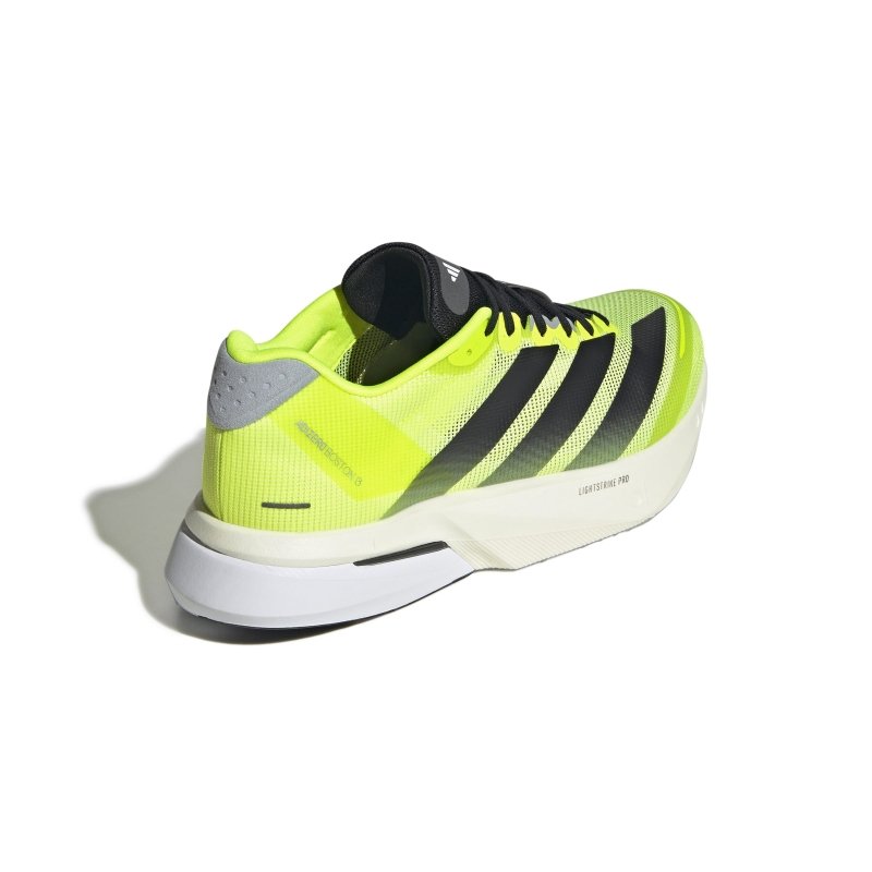 adidas Men's Adizero Boston 13 - Lucid Lemon/Core Black/Halo Silver