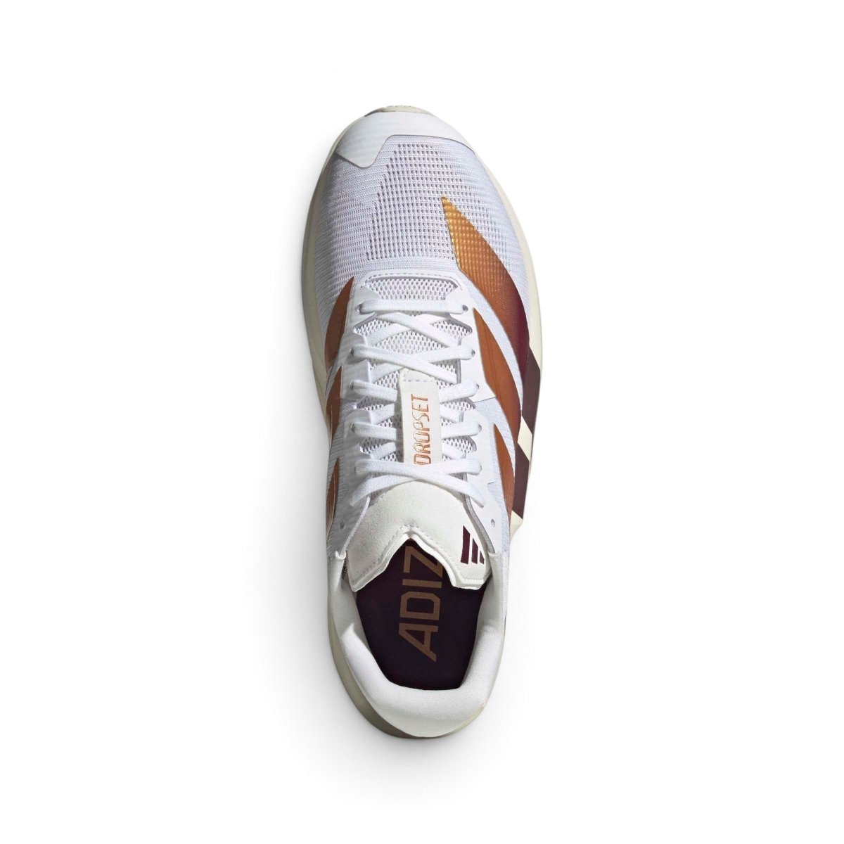 adidas Men's Adizero Dropset Pro Trainer - White/Maroon/Thermal Gold Metallic