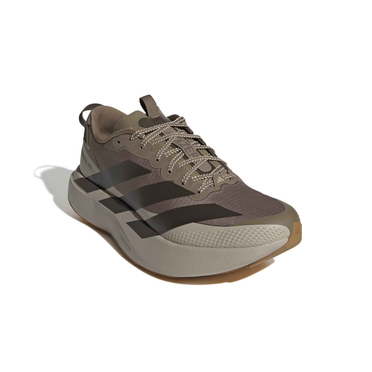 adidas Men's Adizero EVO SL ATR Running Shoes - Khaki/Shadow Olive
