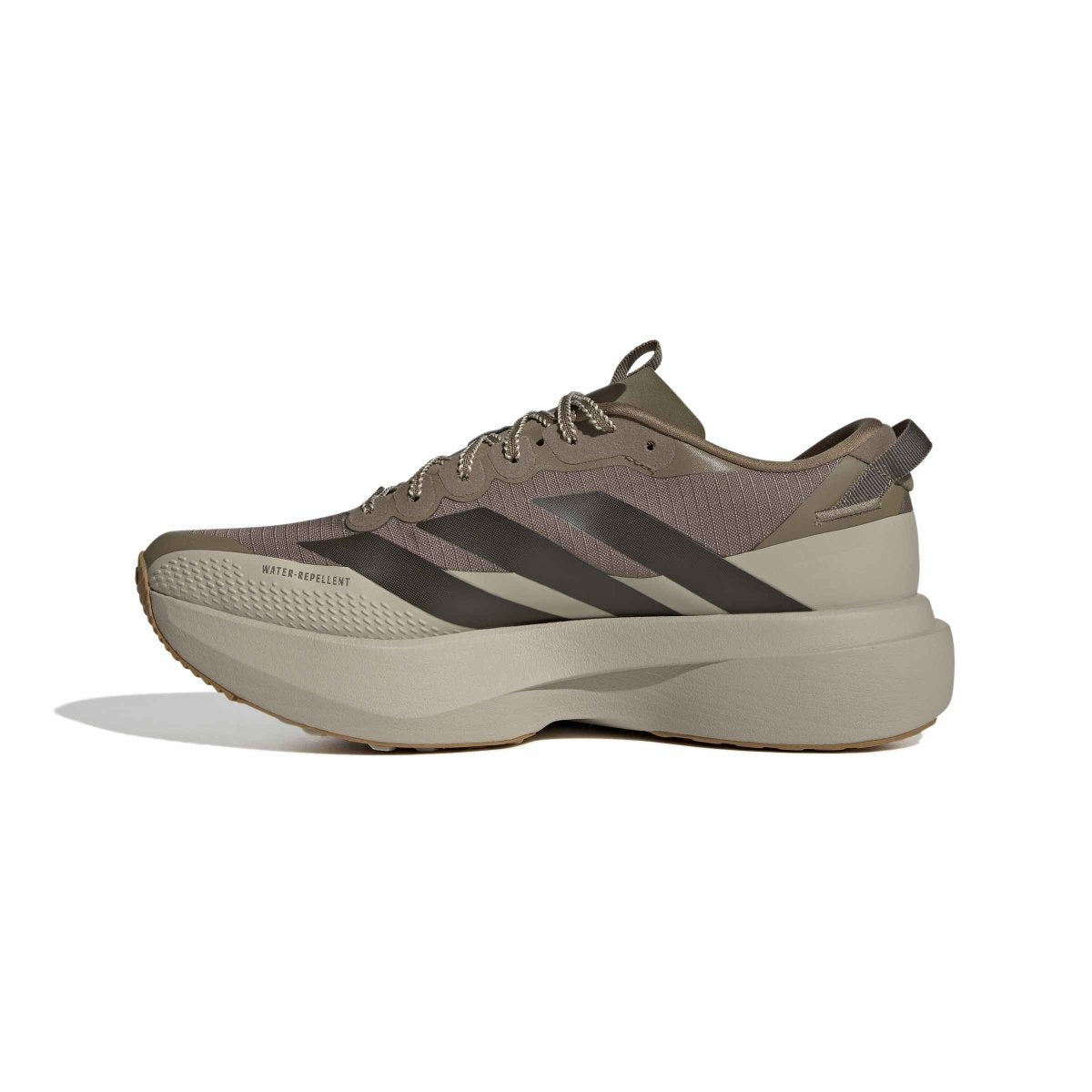 adidas Men's Adizero EVO SL ATR Running Shoes - Khaki/Shadow Olive