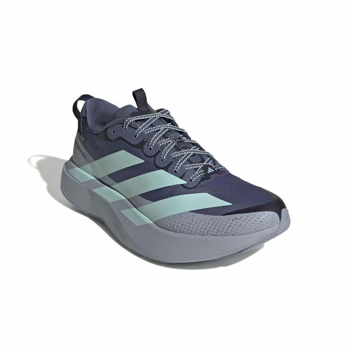 adidas Men's Adizero EVO SL ATR Running Shoes - Tech Ink/Semi Flash Aqua/Light Grey