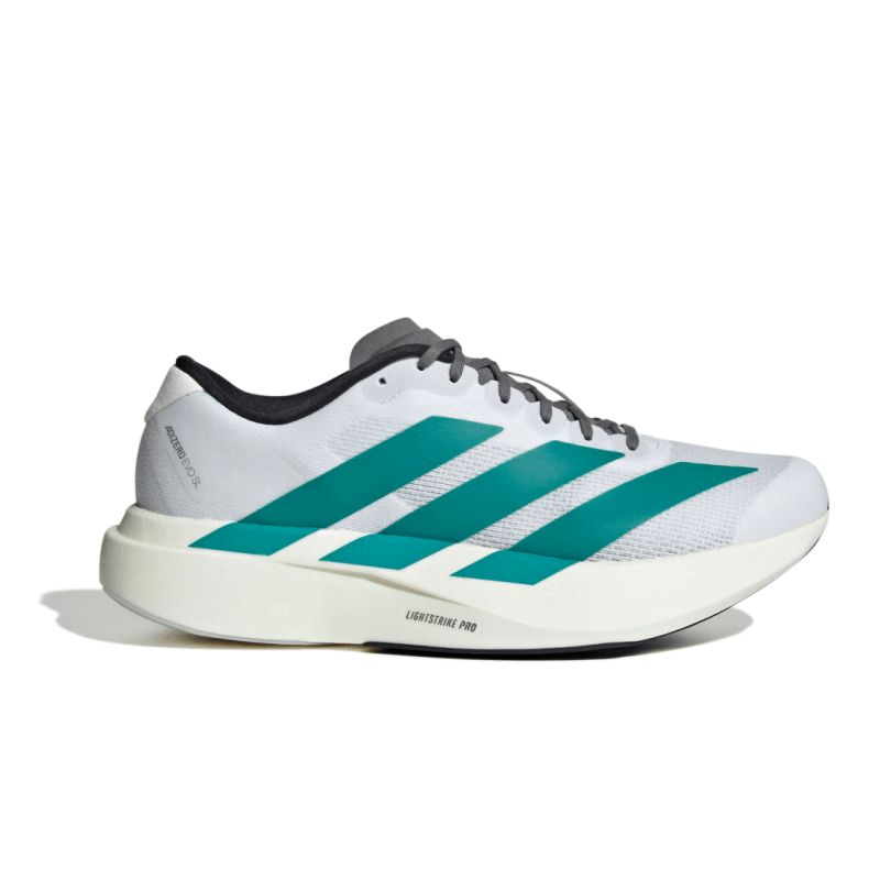 adidas Men's Adizero EVO SL - Cloud White/Pure Teal/Grey Four