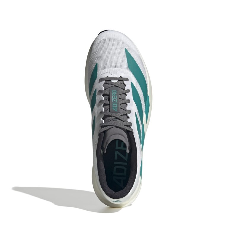 adidas Men's Adizero EVO SL - Cloud White/Pure Teal/Grey Four
