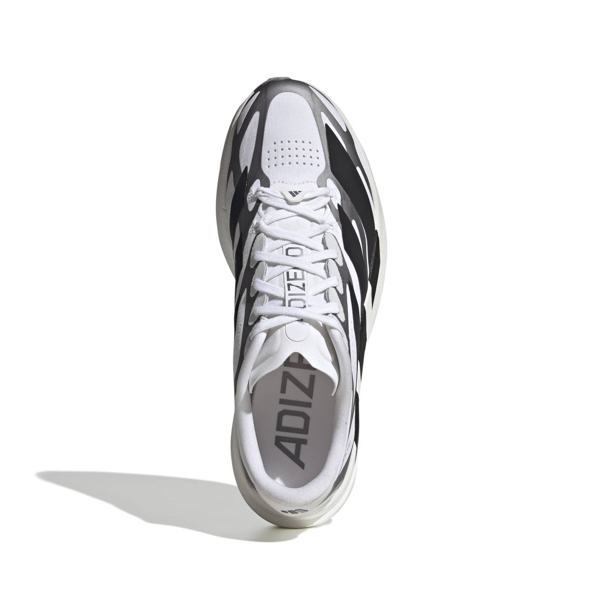 adidas Men's Adizero EVO SL EXO Running Shoes - Cloud White/Core Black/Iron Metallic