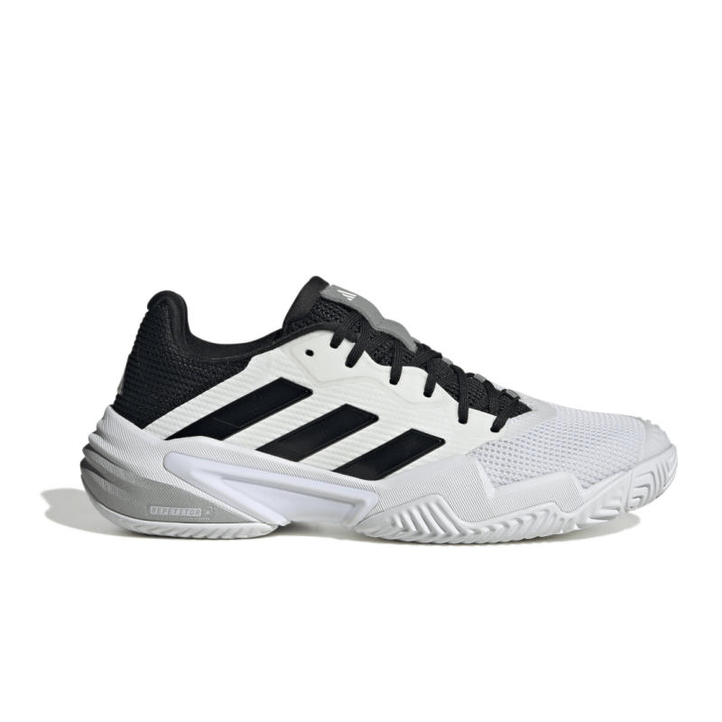 adidas Men's Barricade 13 - Cloud White/Core Black/Grey Three