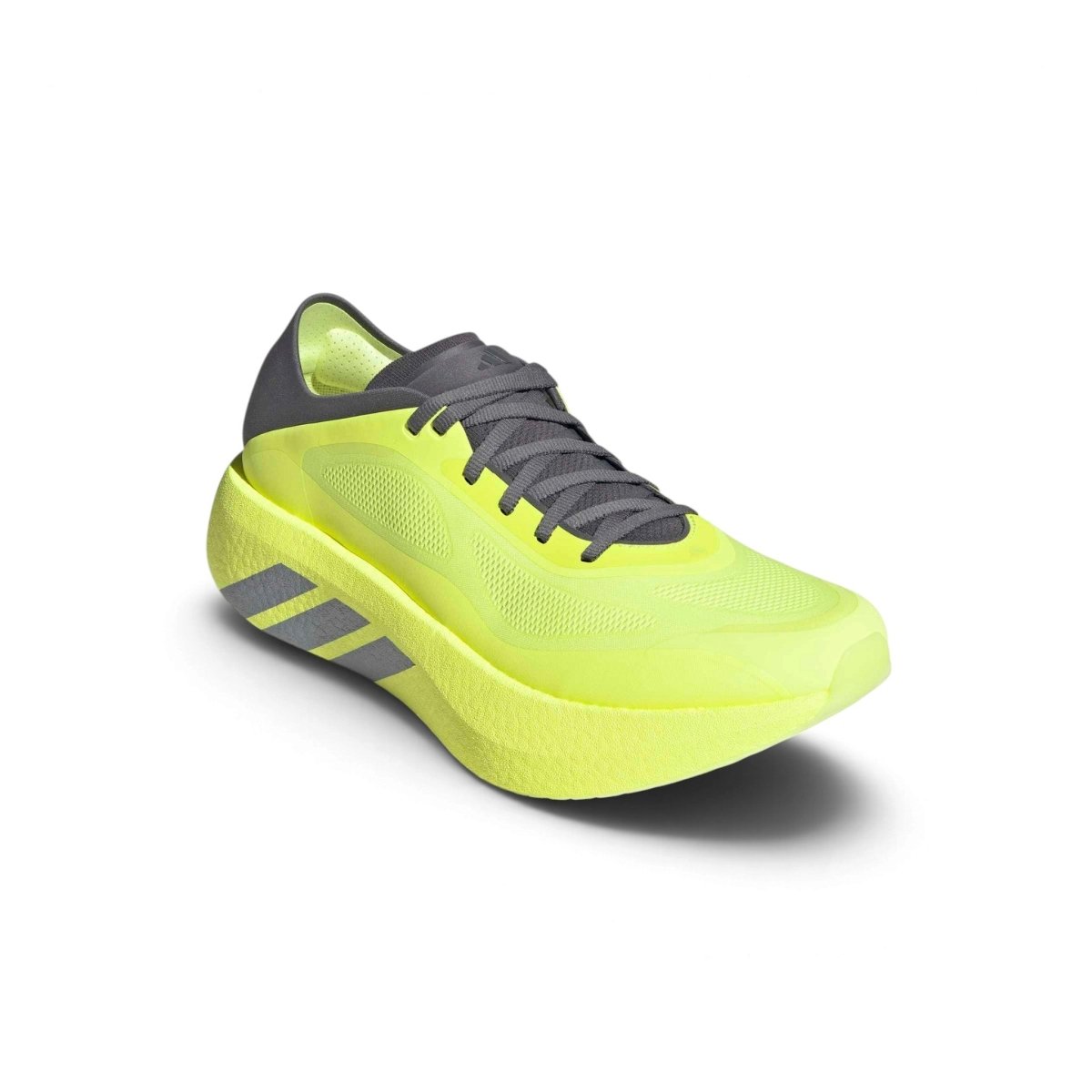 adidas Men's Hyperboost Run Running Shoes - High-Res Yellow/Iron Met/Grey