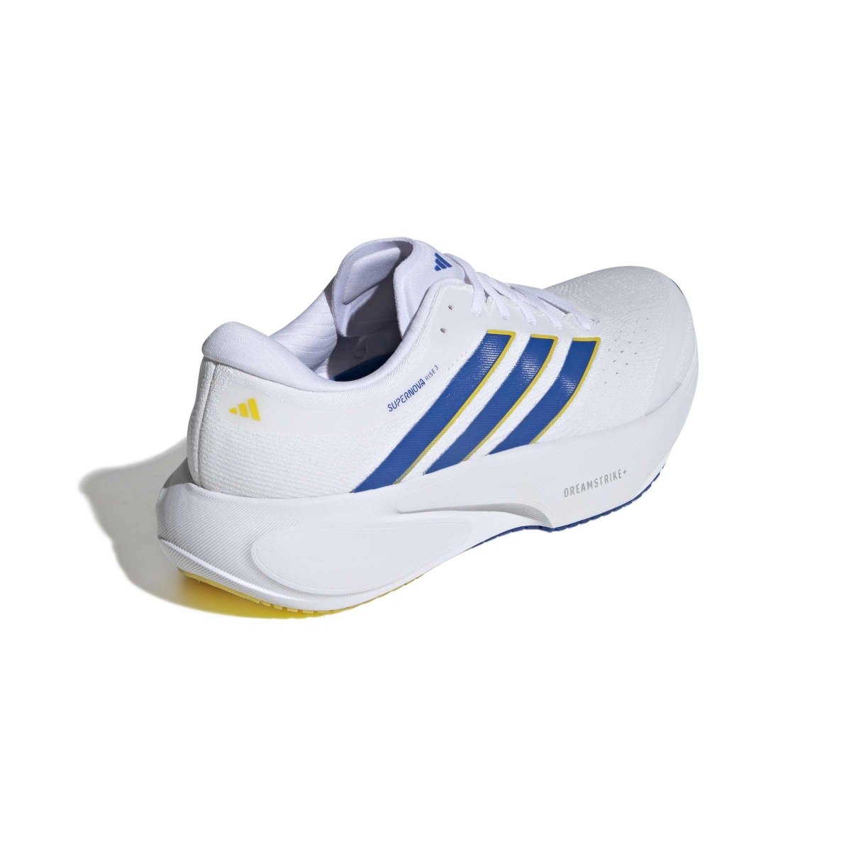 adidas Men's Supernova Rise 3 Running Shoes - Cloud White/Blue/Yellow