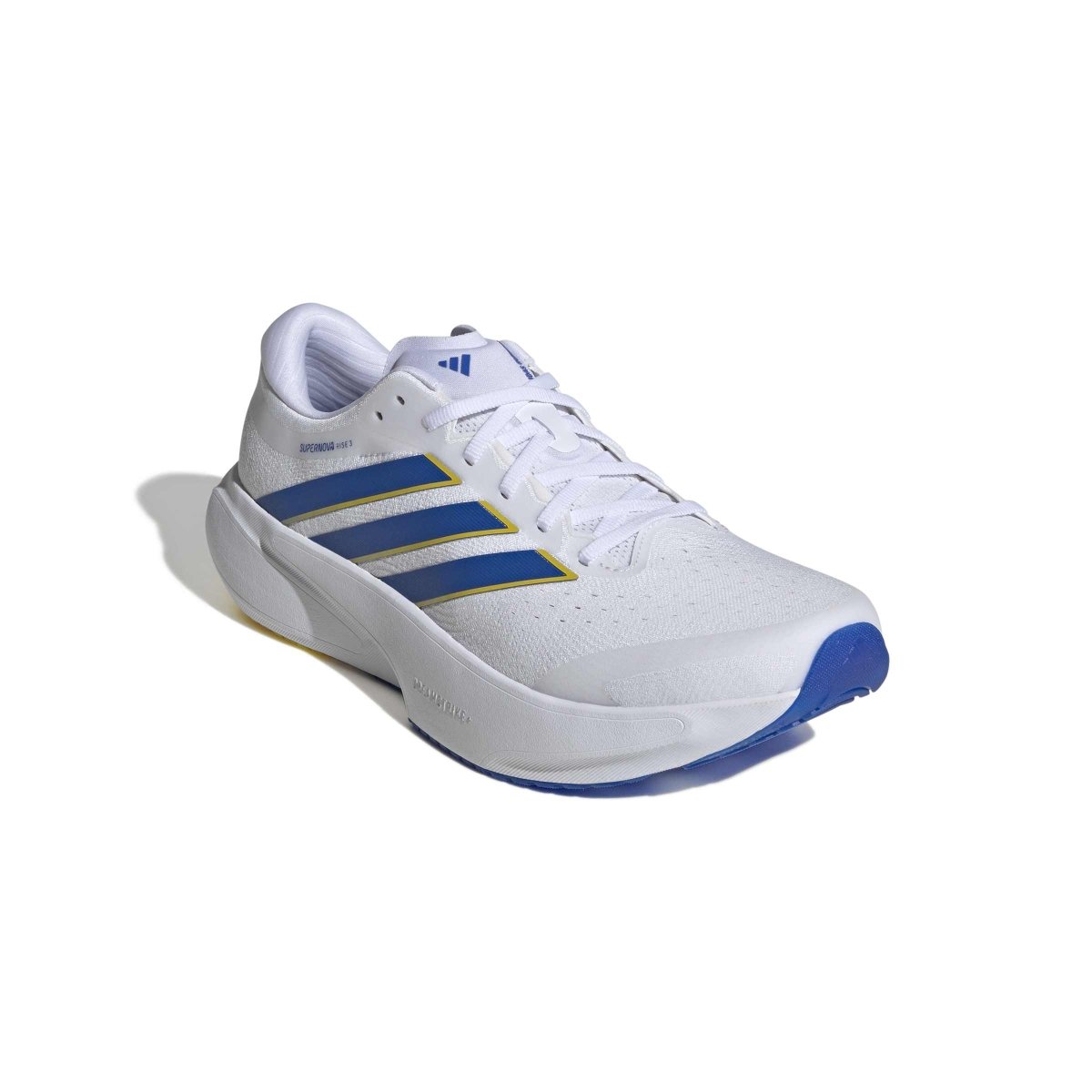 adidas Men's Supernova Rise 3 Running Shoes - Cloud White/Blue/Yellow