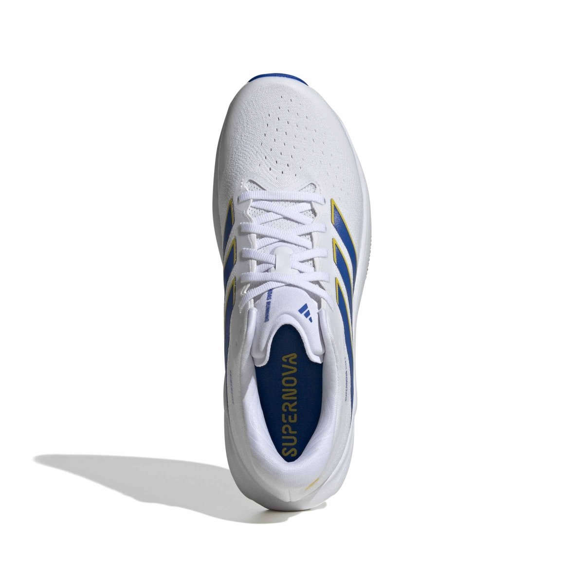 adidas Men's Supernova Rise 3 Running Shoes - Cloud White/Blue/Yellow