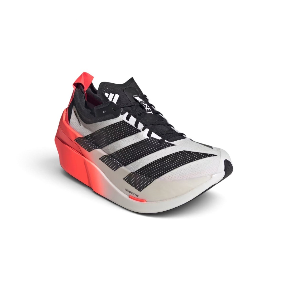 adidas Unisex Adizero Dropset Elite Training Sneaker - Cloud White/Solar Red/Core Black