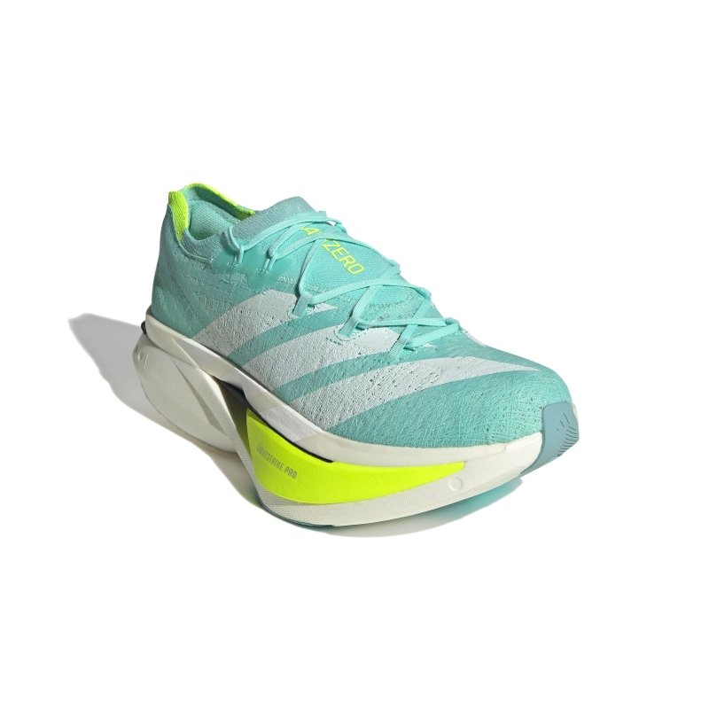 adidas Unisex Adizero Prime X3 STRUNG - Flash Aqua/Zero Metalic/Lucid Lemon