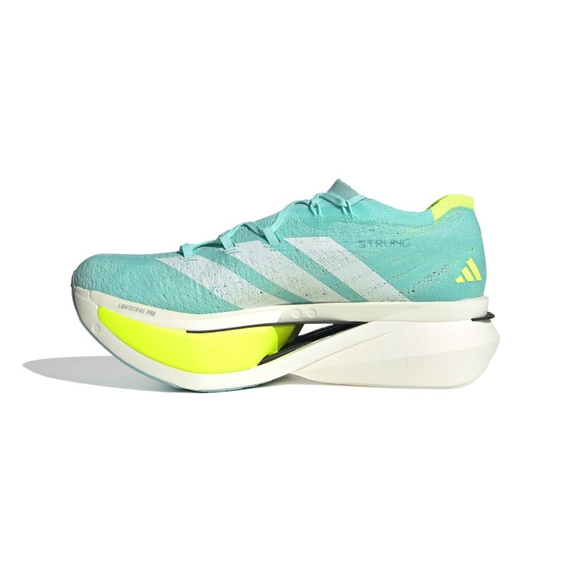 adidas Unisex Adizero Prime X3 STRUNG - Flash Aqua/Zero Metalic/Lucid Lemon