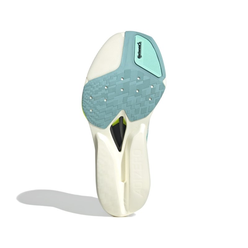 adidas Unisex Adizero Prime X3 STRUNG - Flash Aqua/Zero Metalic/Lucid Lemon