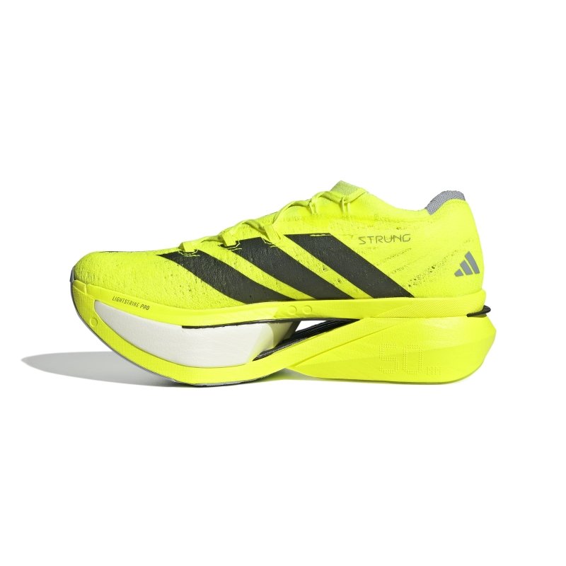 adidas Unisex Adizero Prime X3 STRUNG - Lucid Lemon/Core Black/Halo Silver
