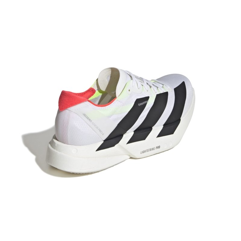 adidas Women's Adios Pro 4 - Cloud White/Core Black/Silver Metallic