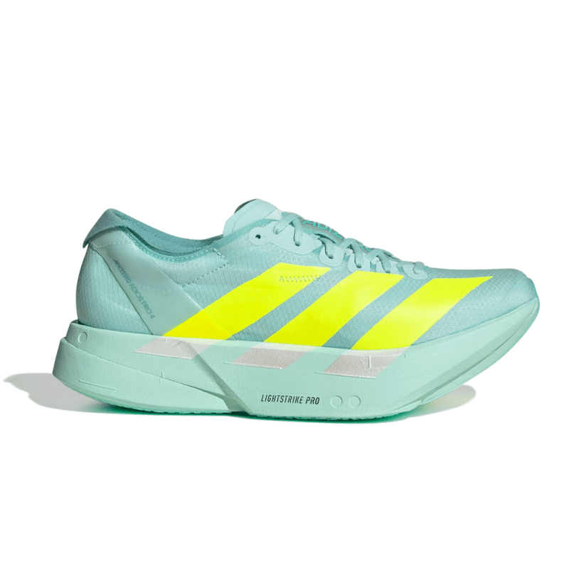 adidas Women's Adios Pro 4 - Semi Flash Aqua/Lucid Lemon/Mint Ton