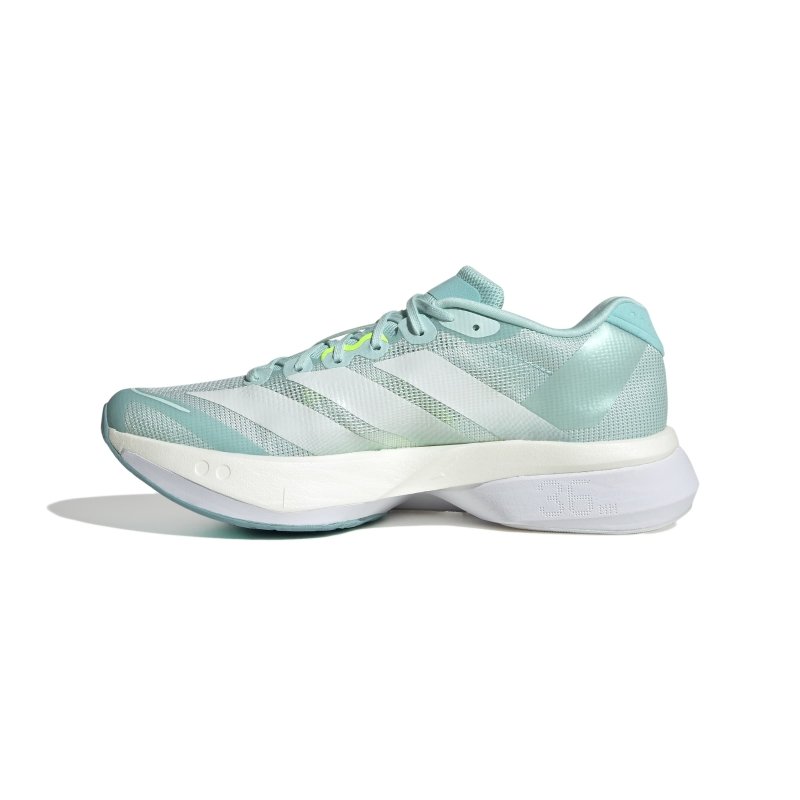 adidas Women's Adizero Boston 13 - Semi Flash Aqua/Zero Metalic/Lucid Lemon