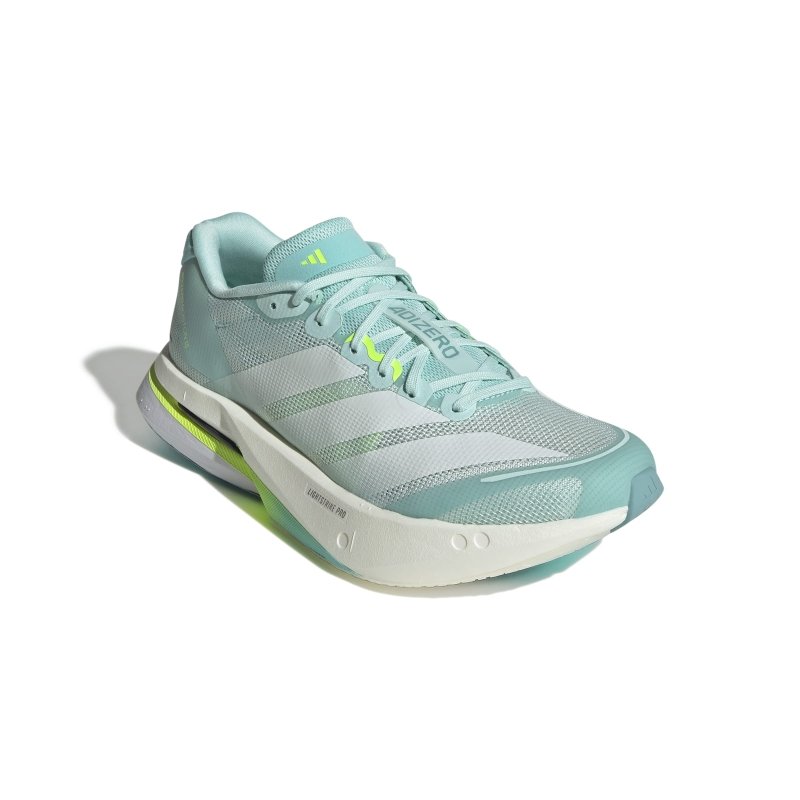 adidas Women's Adizero Boston 13 - Semi Flash Aqua/Zero Metalic/Lucid Lemon