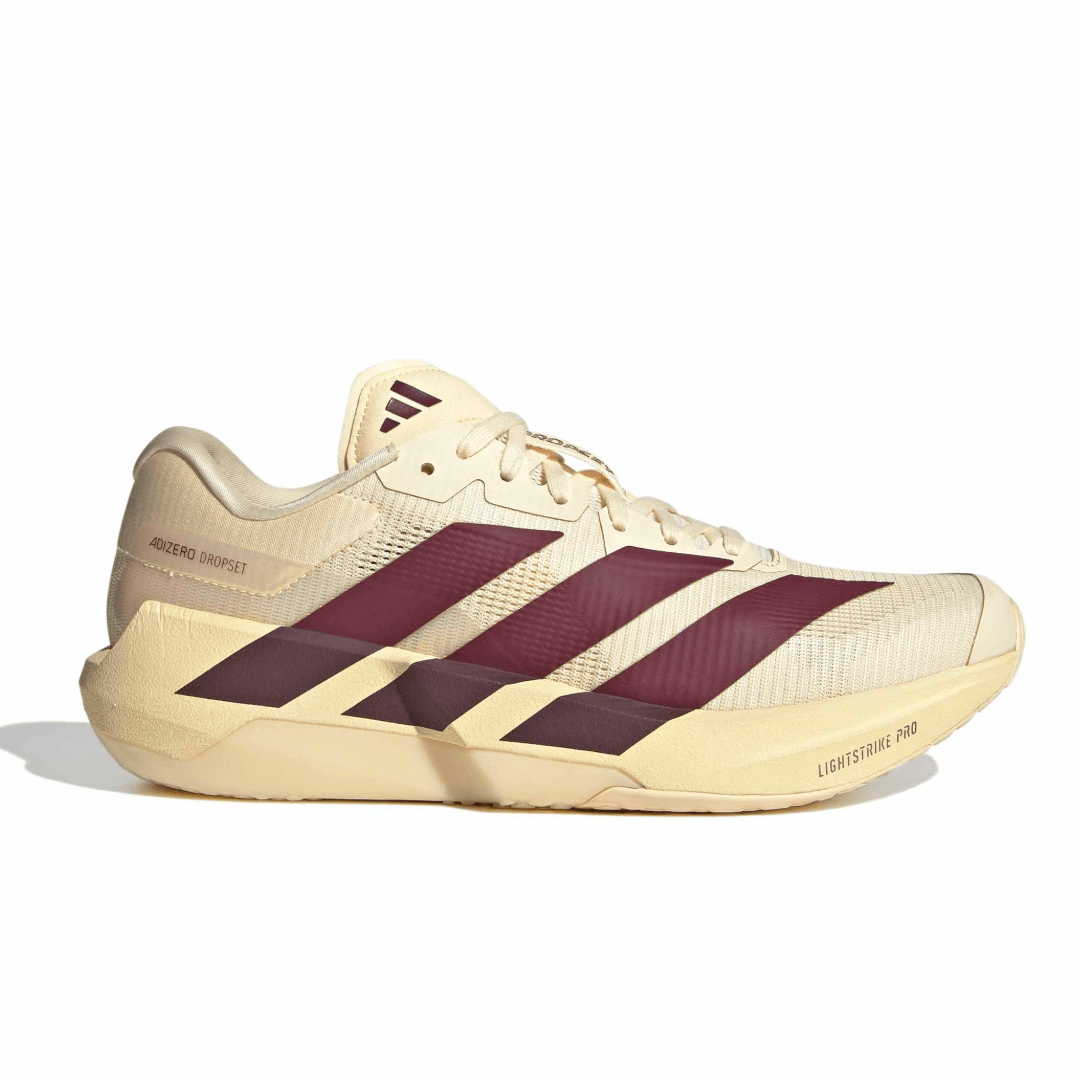 adidas Women's Adizero Dropset Pro Trainer - Warm Vanilla/Maroon