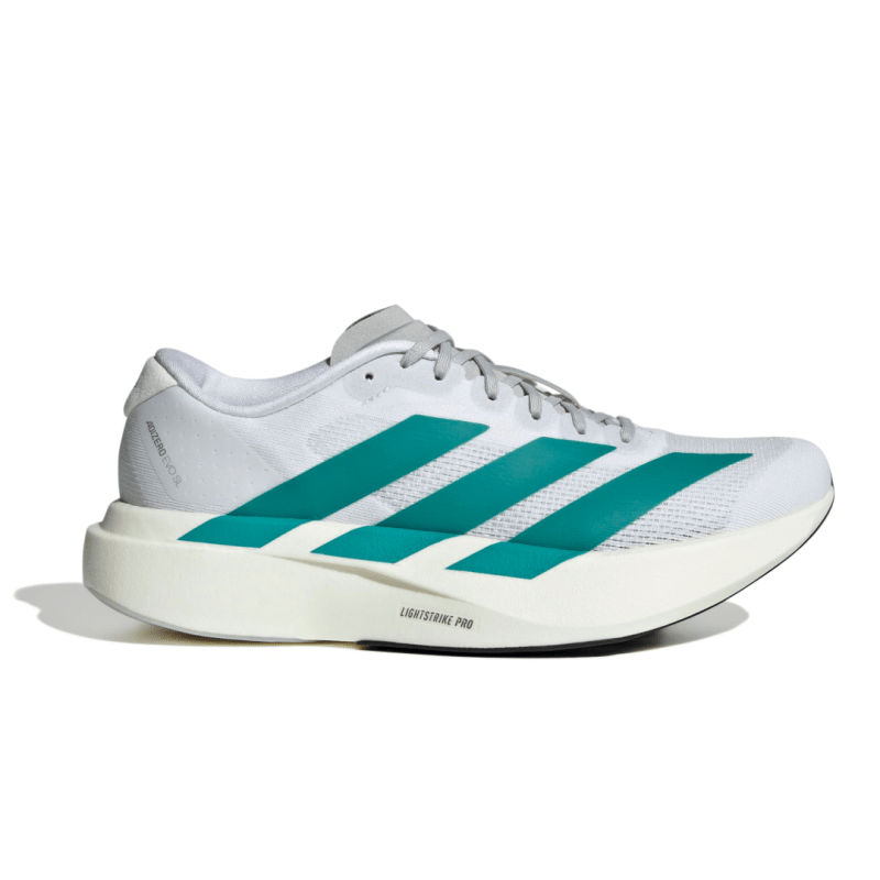 adidas Women's Adizero EVO SL - Cloud White/Pure Teal/Grey Two