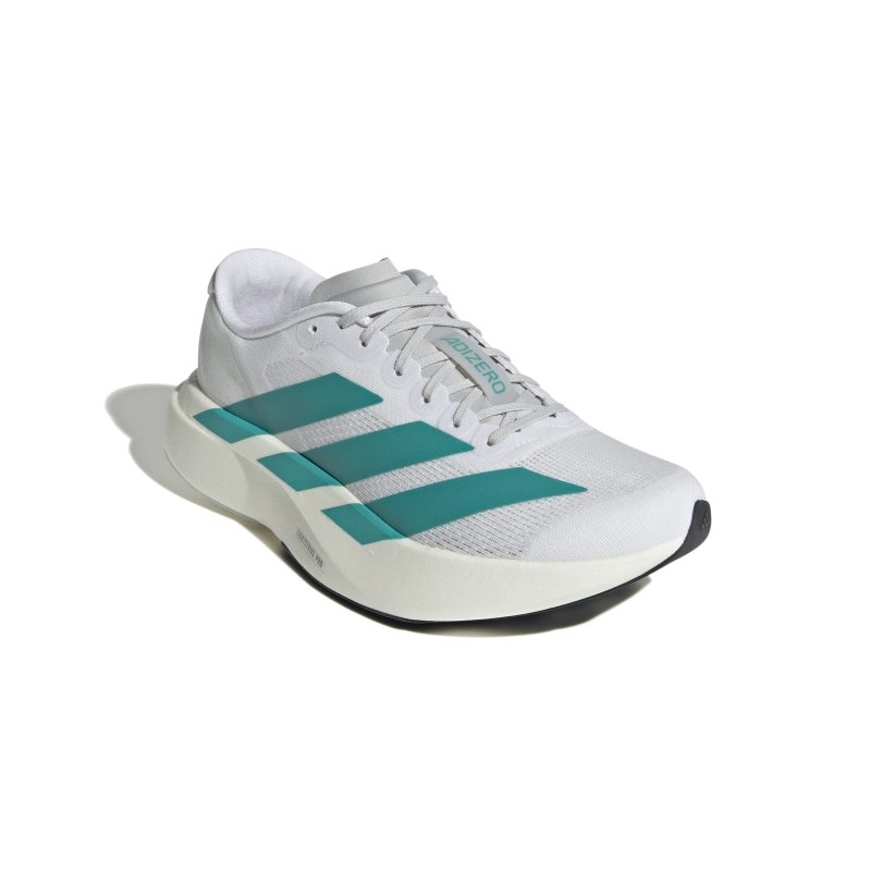 adidas Women's Adizero EVO SL - Cloud White/Pure Teal/Grey Two