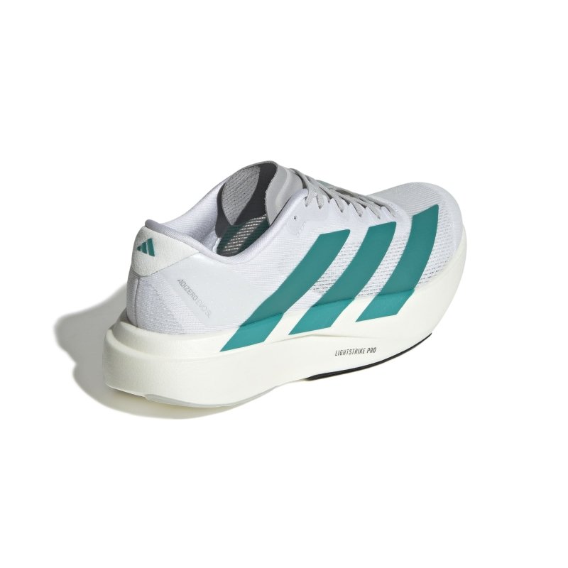 adidas Women's Adizero EVO SL - Cloud White/Pure Teal/Grey Two