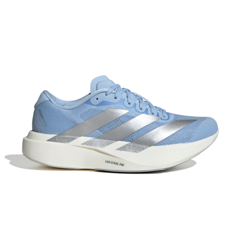 adidas Women's Adizero EVO SL - Glow Blue/Silver Metallic/Cloud White