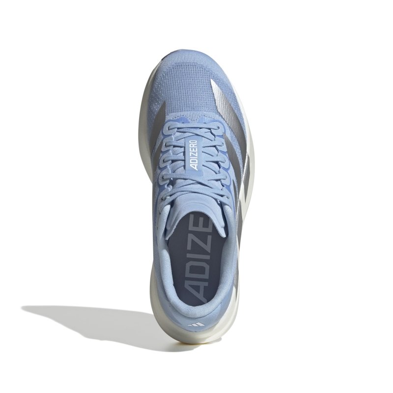 adidas Women's Adizero EVO SL - Glow Blue/Silver Metallic/Cloud White