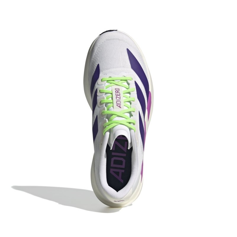 adidas Women's Adizero EVO SL - White/Collegiate Purple/Purple Burst