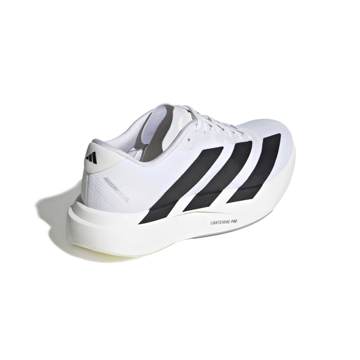 adidas Women's Adizero EVO SL Woven Running Shoes - White/Black/Dash Gray