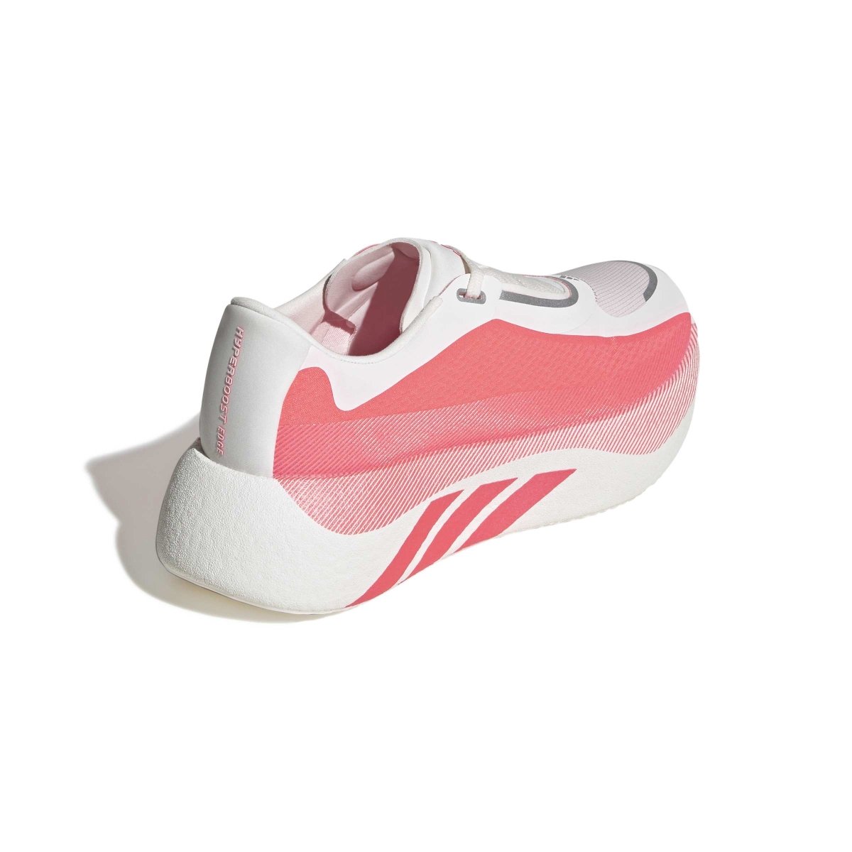 adidas Women's Hyperboost Edge Running Shoes - White/Hyper White/Solar Turbo