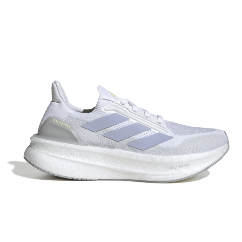 adidas Women's Ultraboost 5X - Cloud White/Violet Tone/Hi - Res Yellow