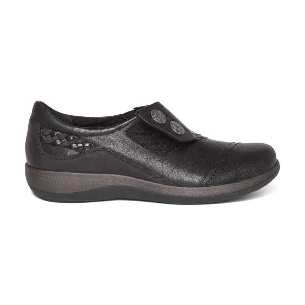 Aetrex Women's Karina Monk Strap - Black