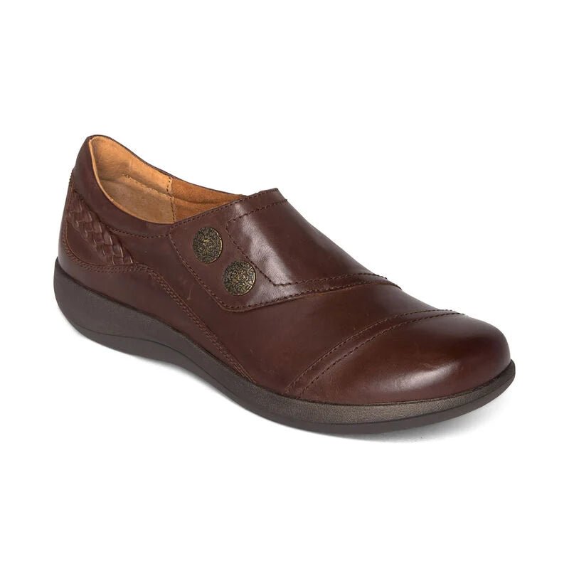 Aetrex Women's Karina Monk Strap - Brown