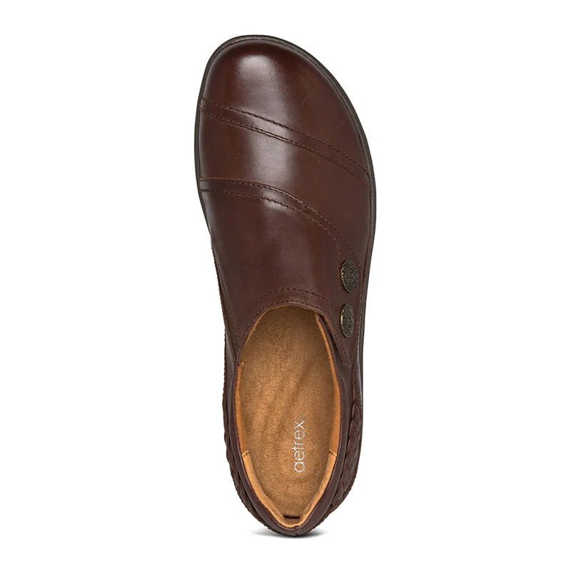 Aetrex Women's Karina Monk Strap - Brown