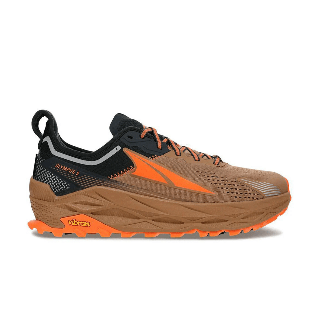 Altra Men's Olympus 5 Trail Running Shoes - Brown
