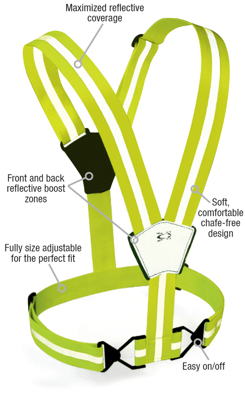 Amphipod Xinglet Reflective Vest - Hi - Viz Yellow